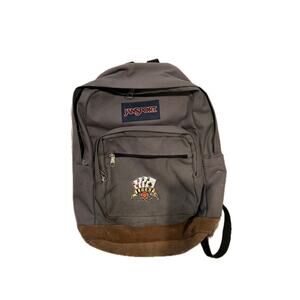 JanSport Right pack 3 Section Backpack Lucky Four Aces Patch